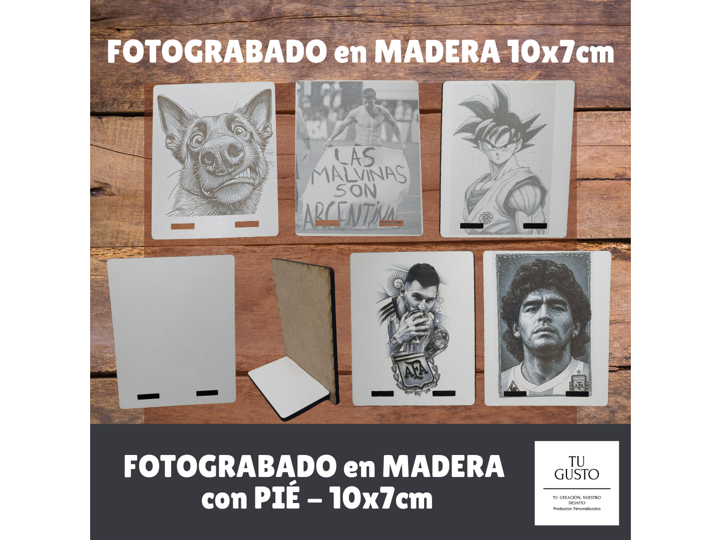 FOTOGRABADO en MADERA 10x7cm