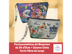 PORTACOSMÉTICOS + LLAVERO