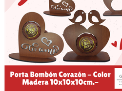 PORTA BOMBÓN 10X10CM