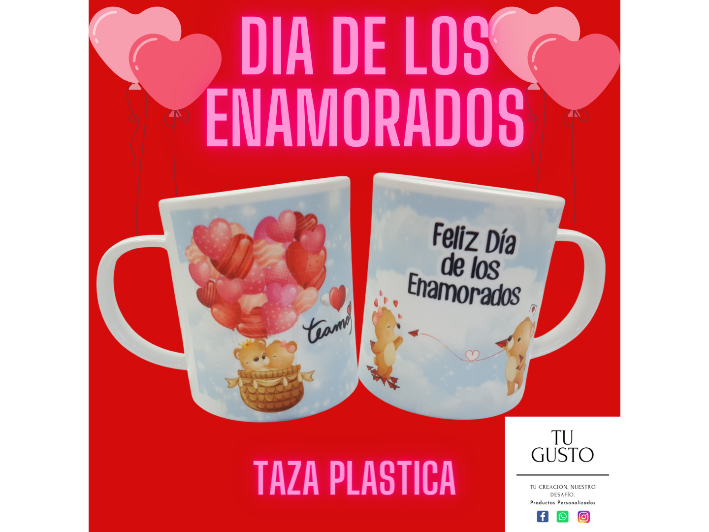 TAZA PLASTICO
