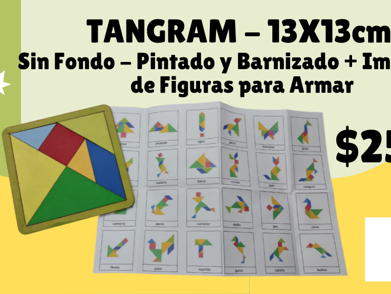 TANGRAM - 13X13cm