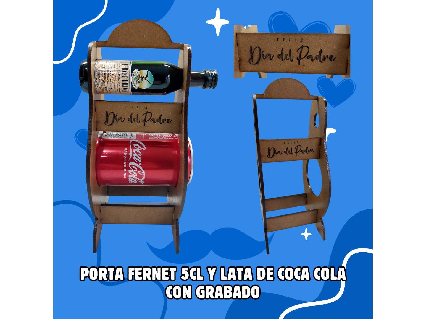 Porta FERNET y COCA GRABADO