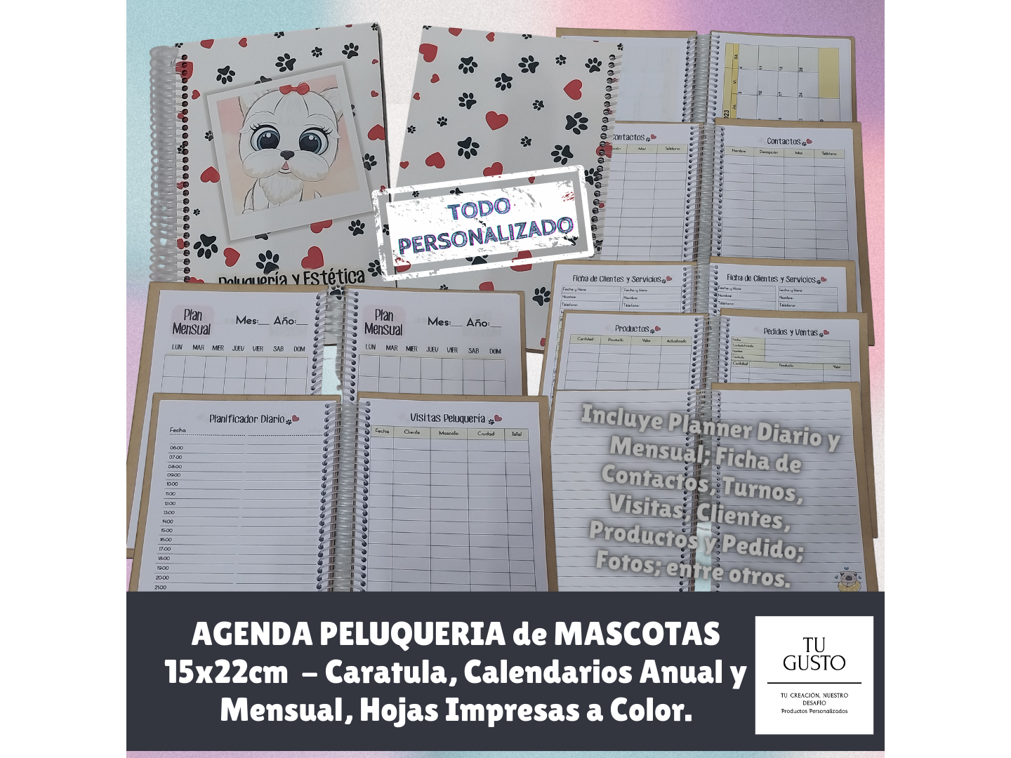 AGENDA PELUQUERIA MASCOTAS