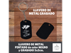 LLAVERO DE METAL GRABADO