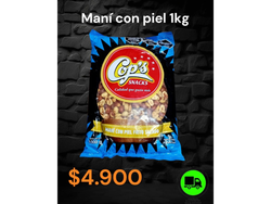 Maní con piel cops 1 kg