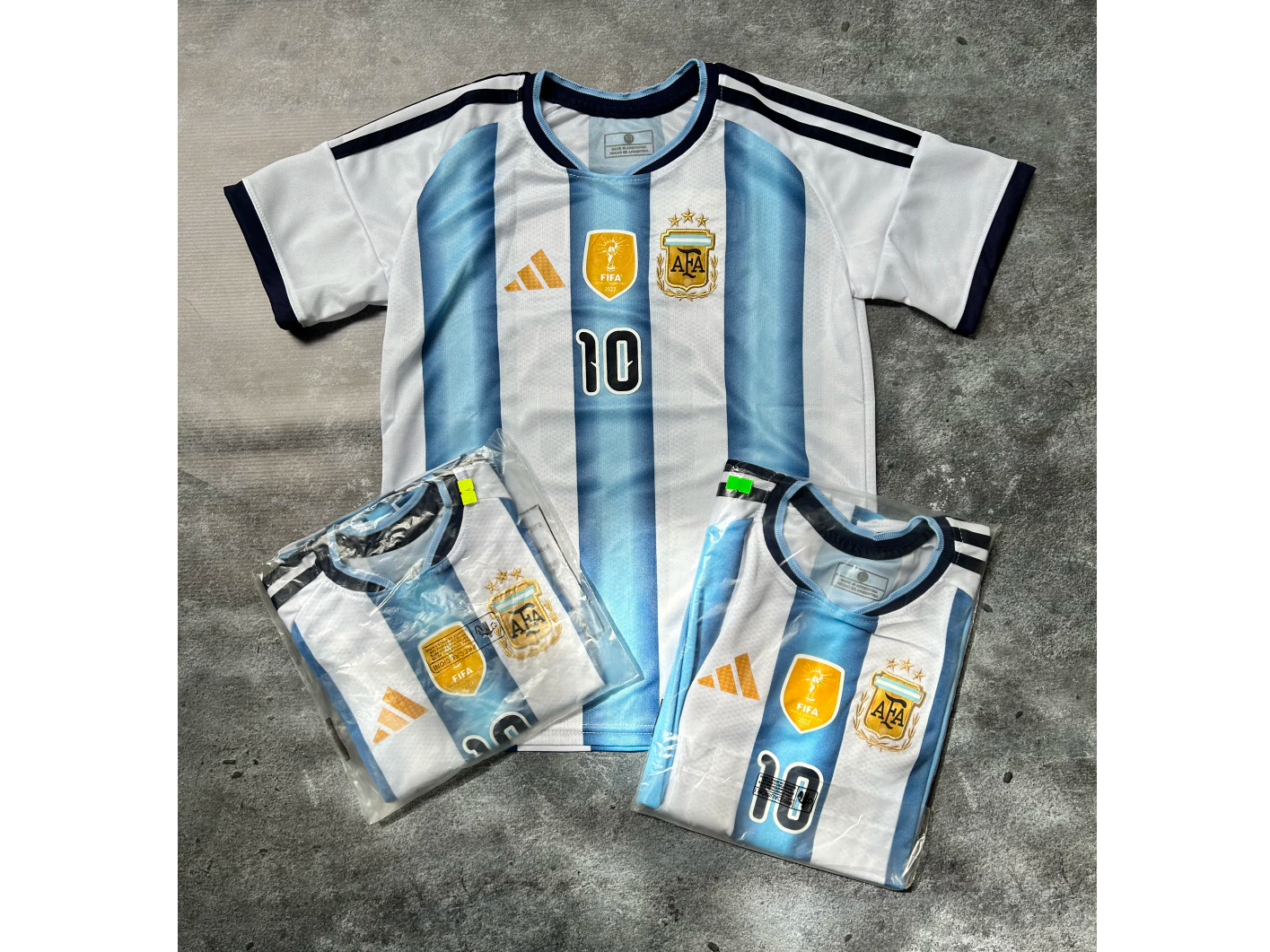 Camiseta Argentina Lisa TALLES ESPECIALES