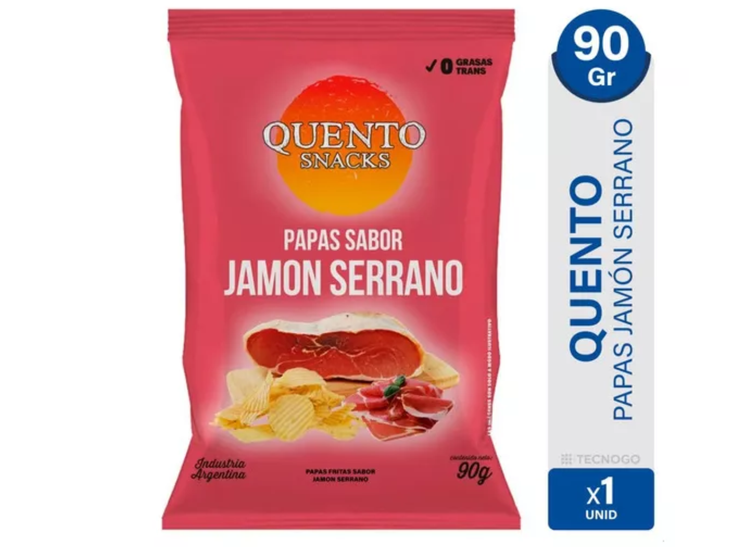 Papas Quento Jamón serrano 90g