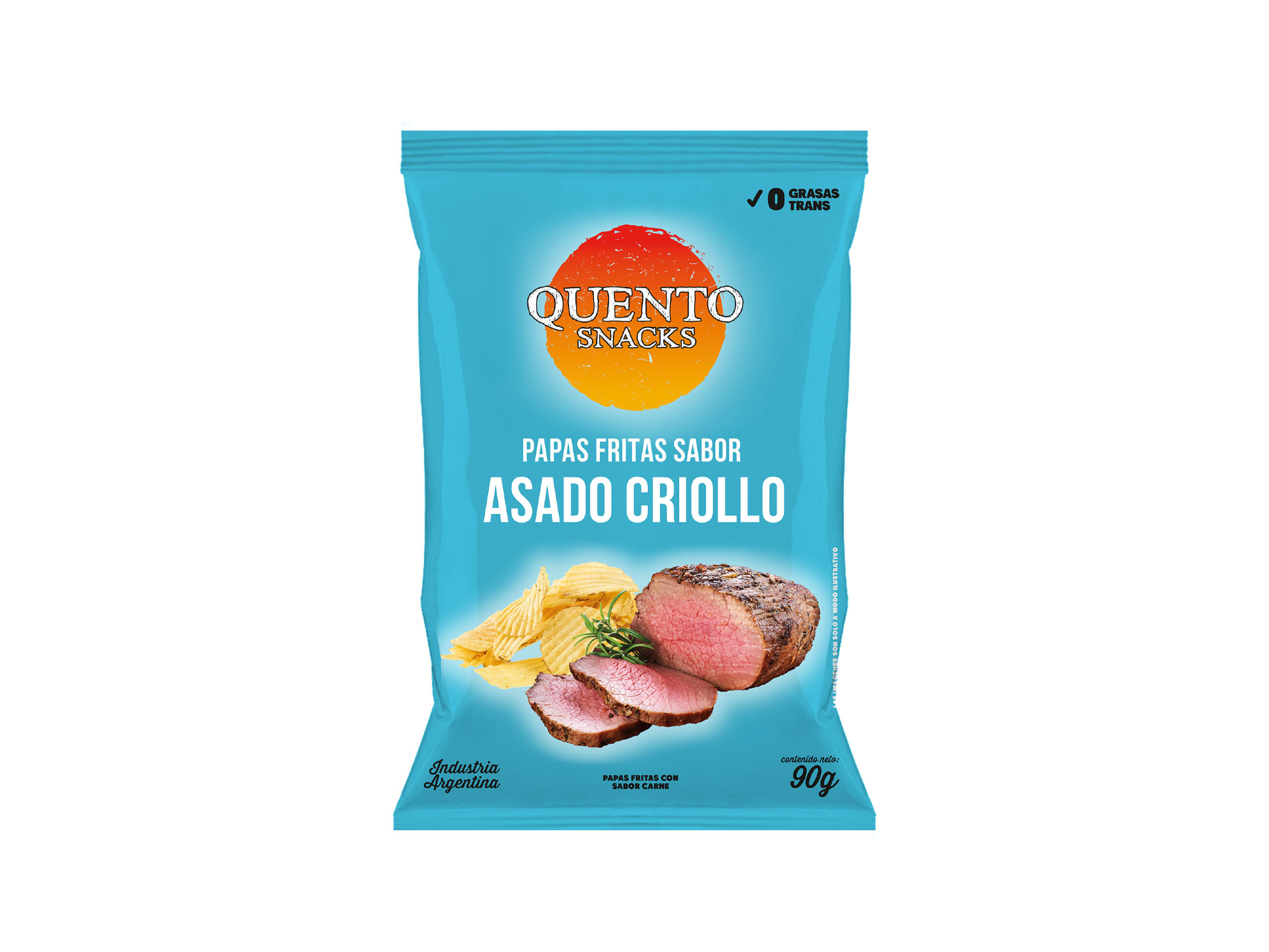 Papas Quento sabor Asado criollo 90g