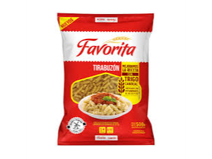 Fideo Tirabuzón Favorita 500g