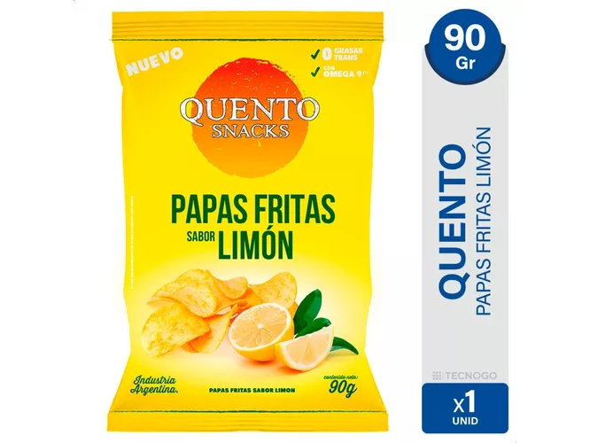 Papas Quento sabor a Limón 90g