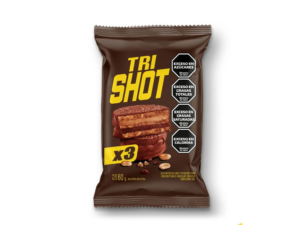 Alfajor triple Trishot