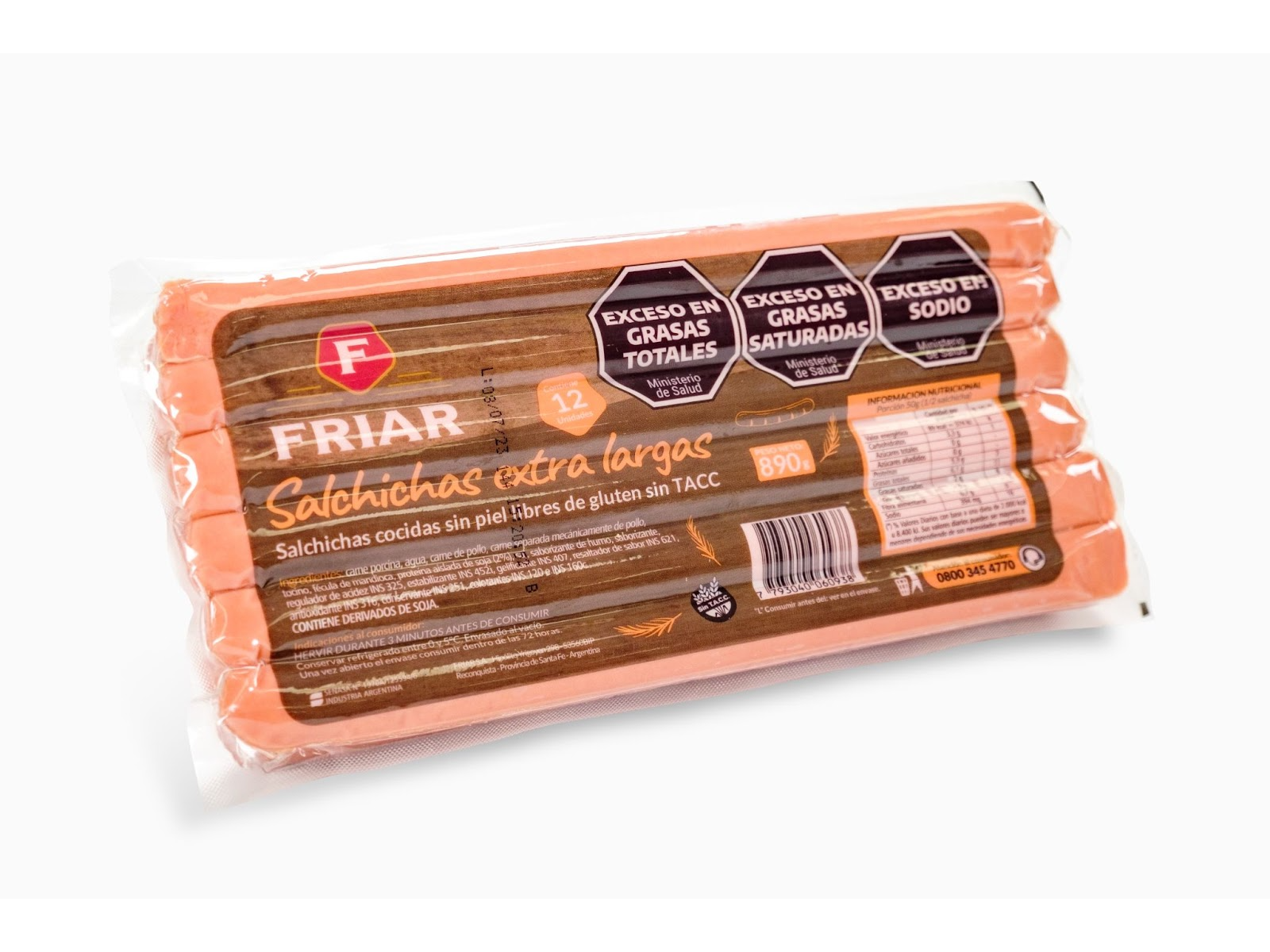 salchichas extra largas