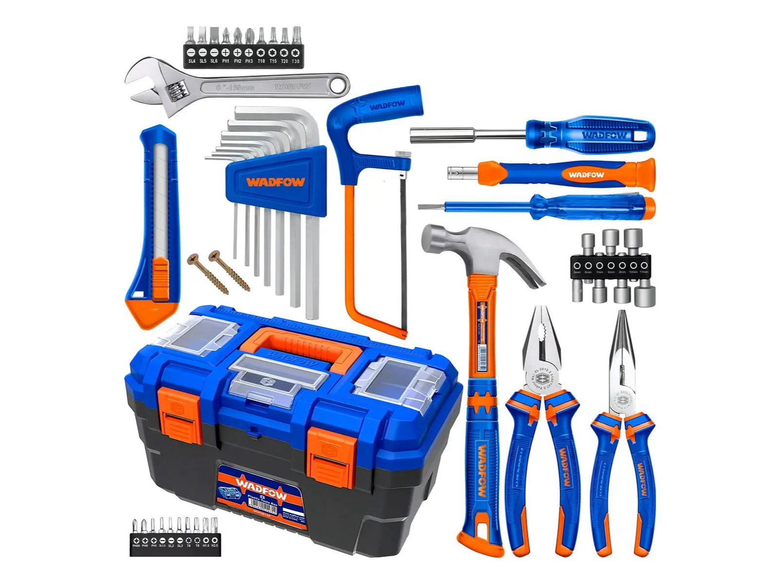 SET DE HERRAMIENTAS MANUALES DE 84pcs