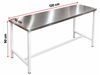 MESA DE TRABAJO DE ACERO INOXIDABLE