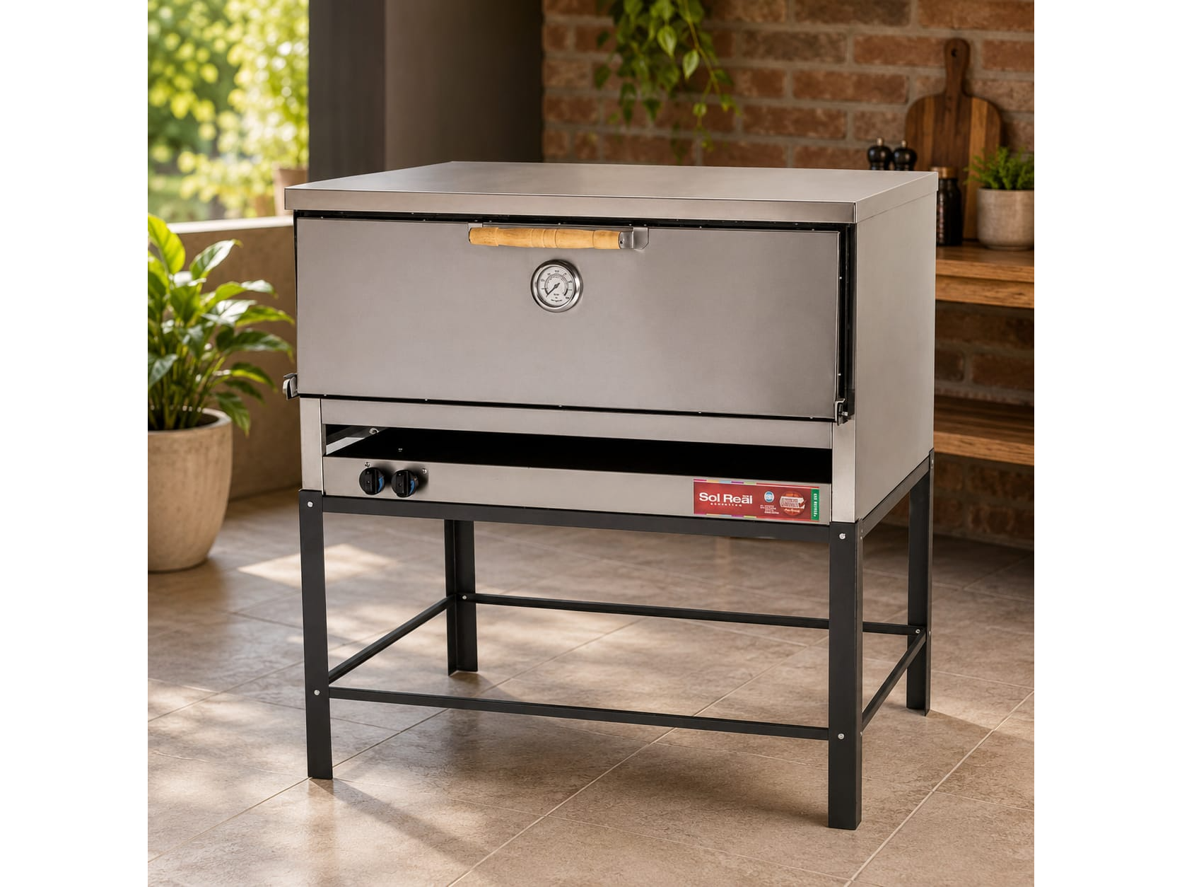 HORNO PIZZERO MULTIGAS 12 moldes