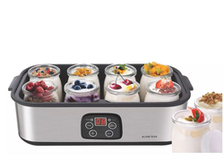 YOGURTERA ELECTRICA !! Fabrica Yogurt 8 Frascos De Vidrio