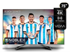 TV 75" Noblex DQ75X9500 Black Series Android 4k