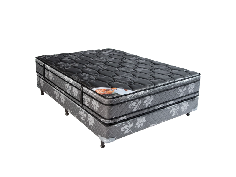 COLCHON DESEO ESPUMA DIAMENTE NEGRO QUEEN 2 PLAZAS Y MEDIA