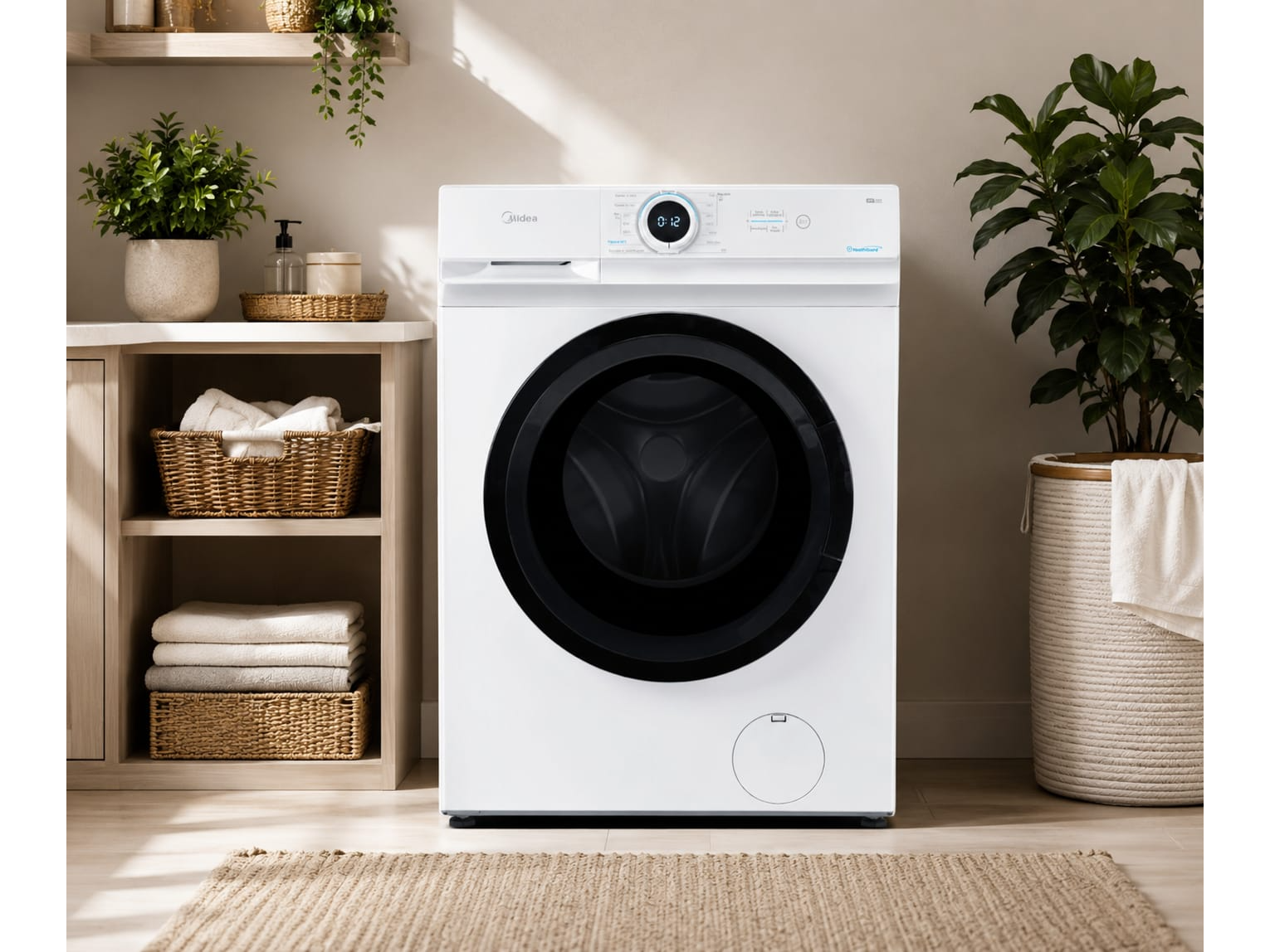 LAVARROPAS AUTOMATICO MIDEA 6KG BLANCO