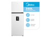 Heladera Inverter Midea Blanca Top Mount 340l Color Blanco