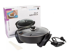 OLLA ELECTRICA DOBLE TEFLON !! Alien tech !! 4 litros !!