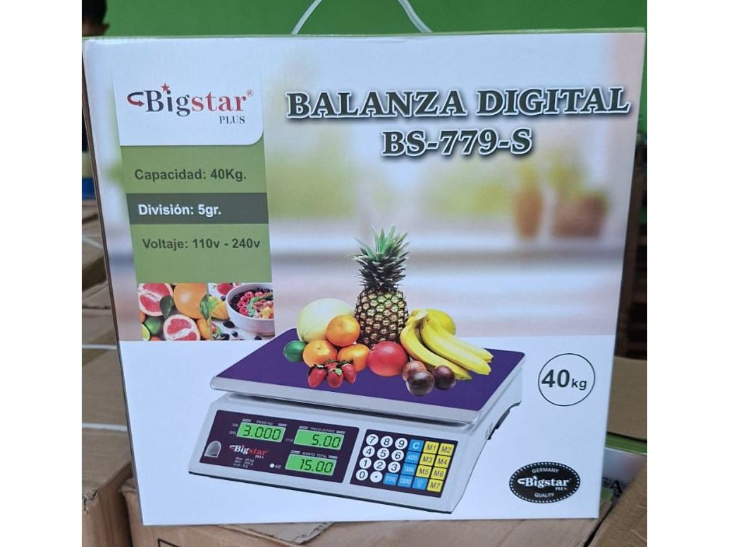 BALANZA COMERCIAL 40 KG SIN MASTIL