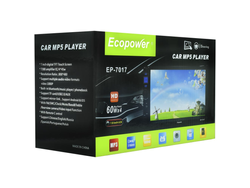 ECOPOWER EP-7017 7" / Bluetooth / FM / TF / Aux