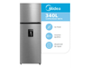 Heladera Inverter Midea Inox Top Mount 340l