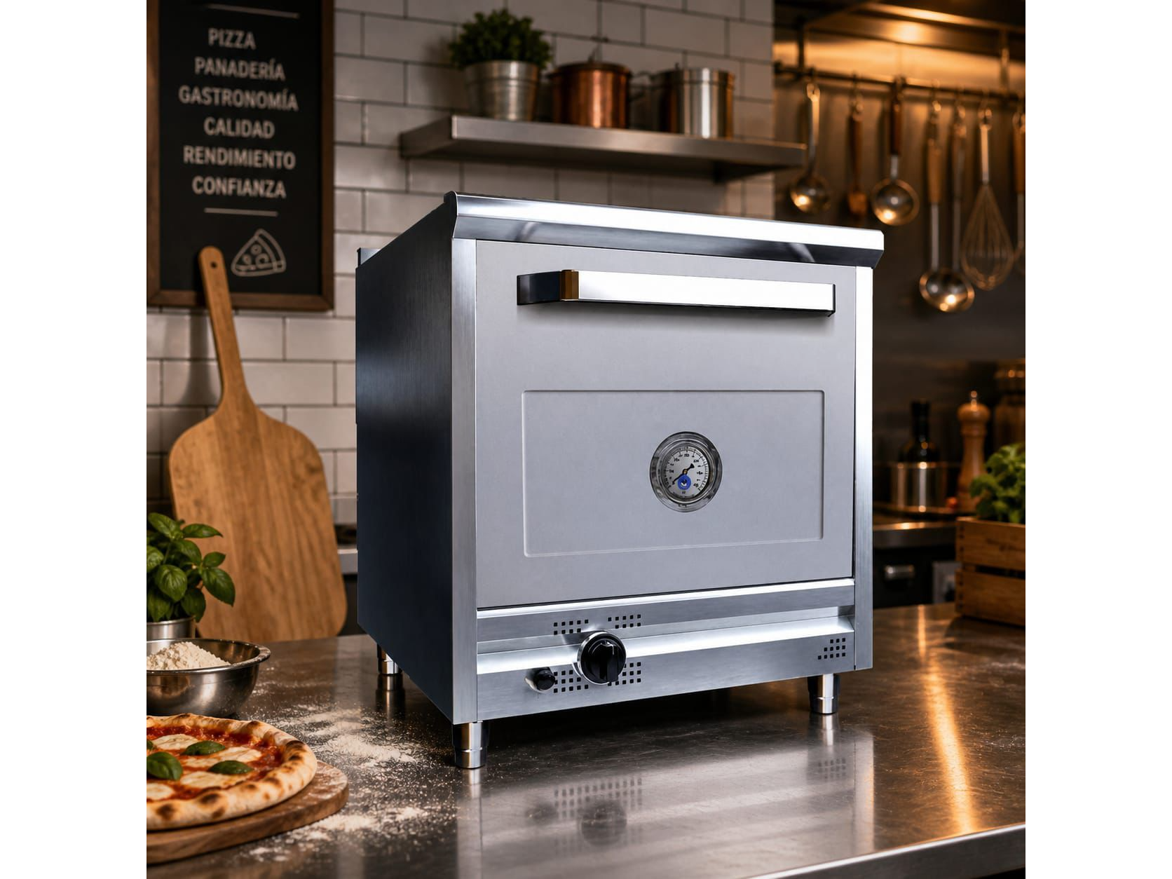 HORNO PIZZERO !! 6 MOLDES