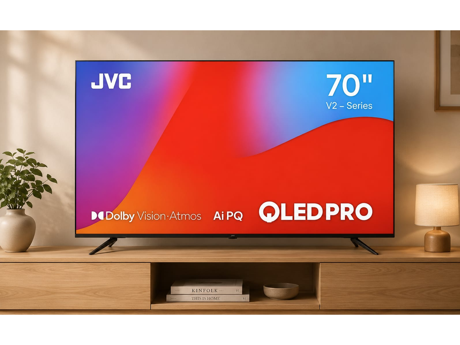 TELEVISOR JVC 70 PULGADAS QLED PRO