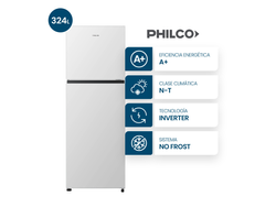 Heladera Philco Top Mount No Frost Inverter 324L