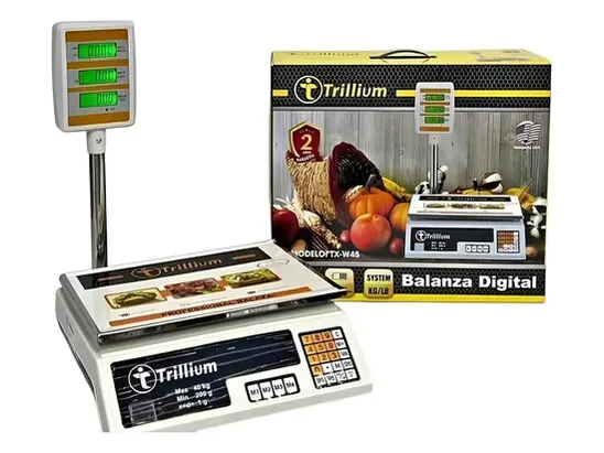 BALANZA DIGITAL COMERCIAL CON MASTIL !! Hasta 40kg!!.