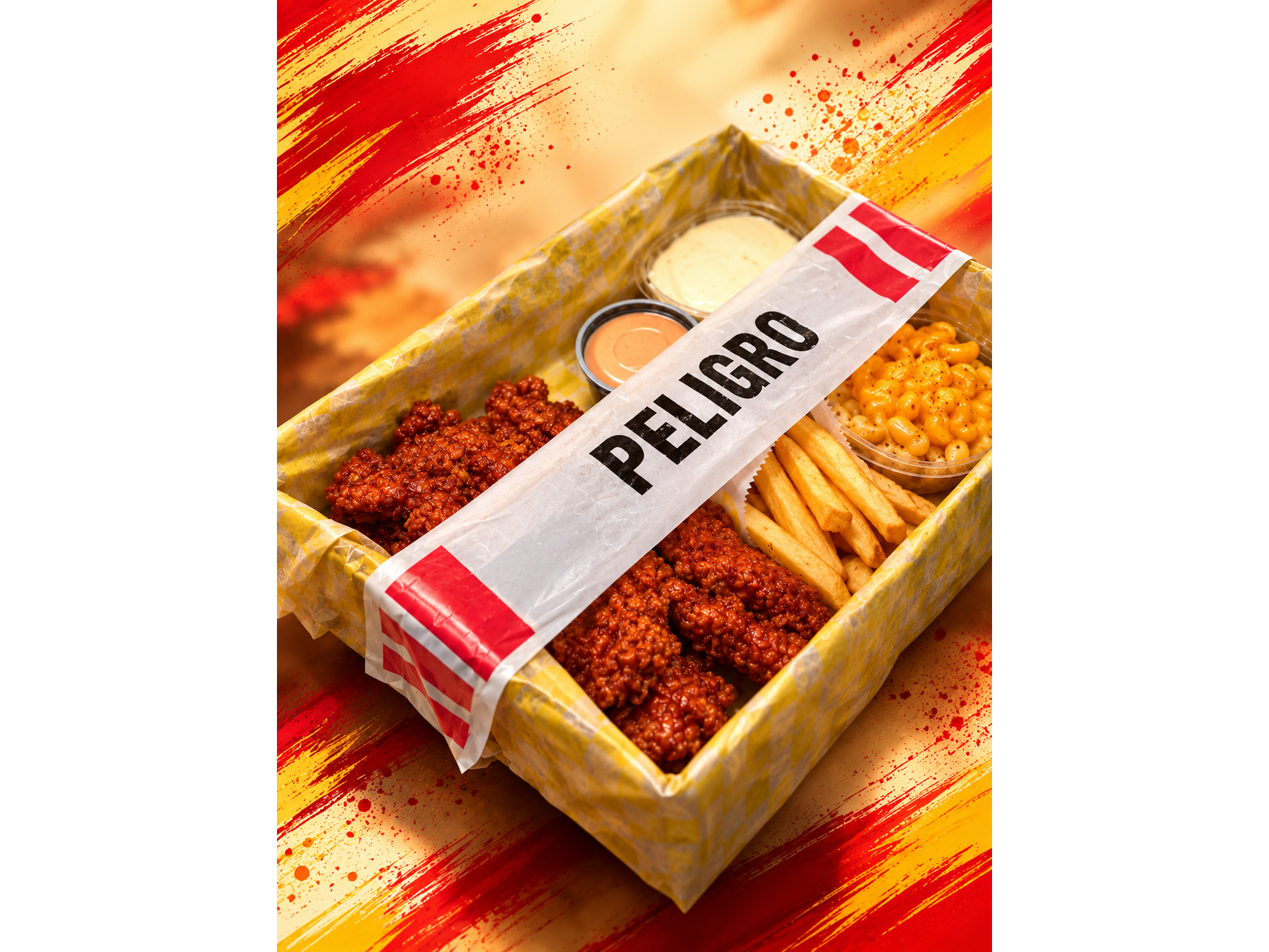PICANTE - BOX DE POLLO FRITO - PICANTE