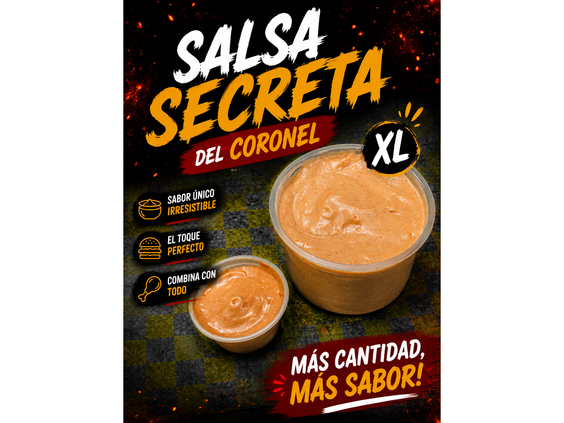 Salsa del coronel XL