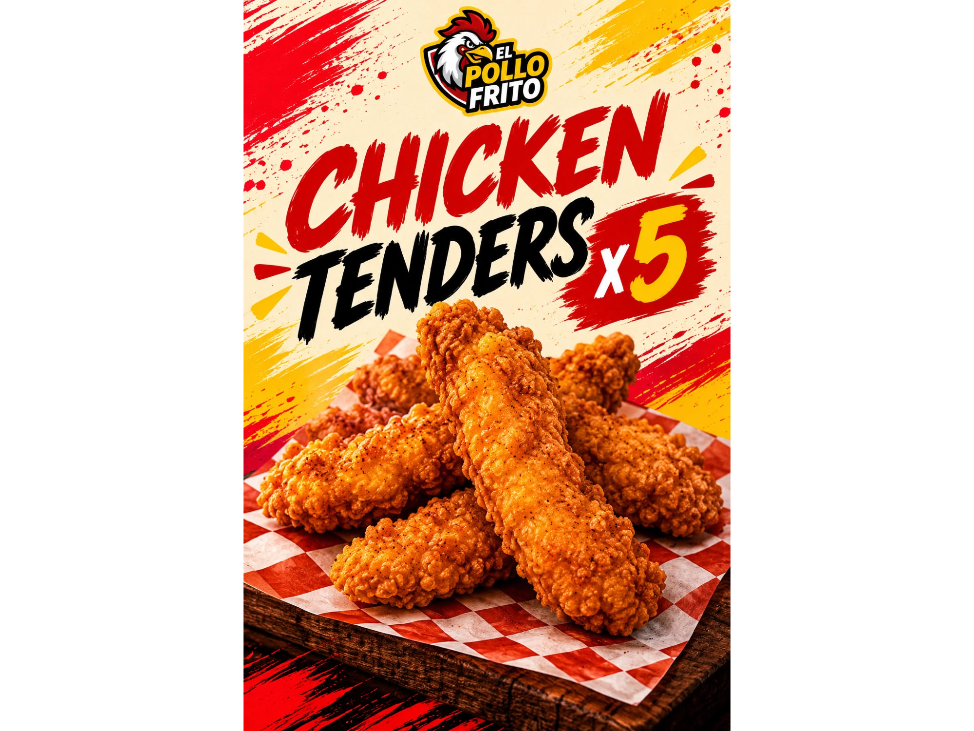 Porcion de Chicken tenders