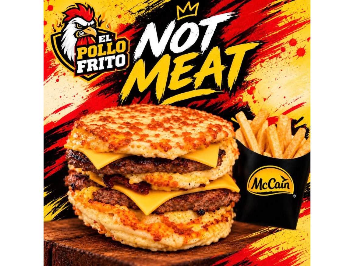 NOT MEAT BURGER de El Pollo Frito