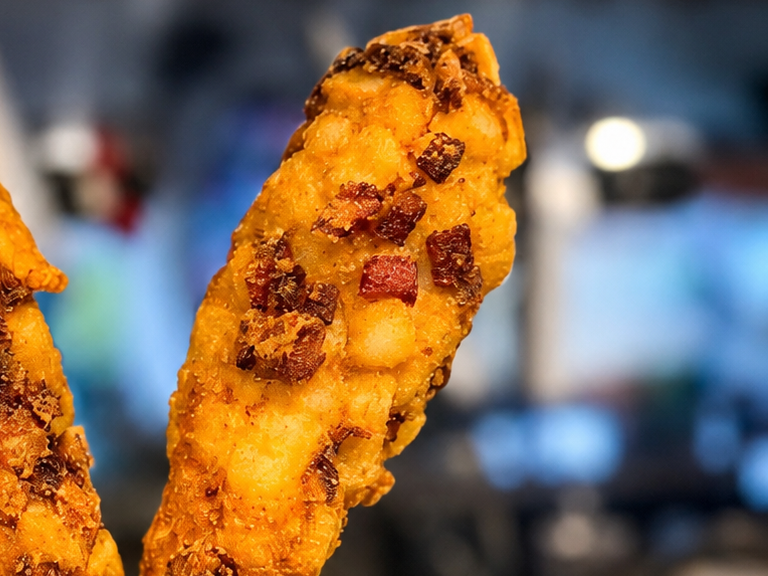 Bacon corn dog
