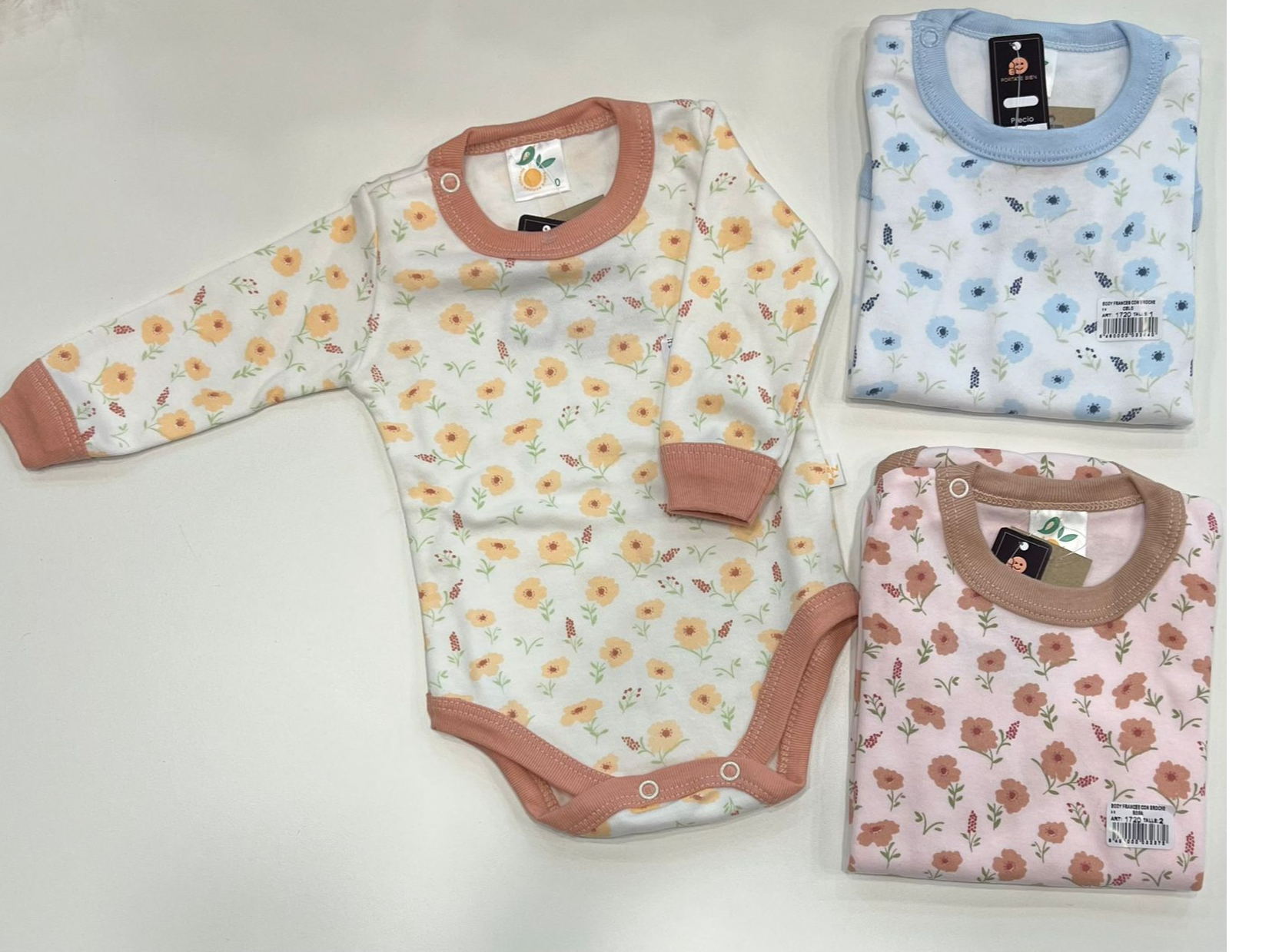 Body Florcita Naranjo