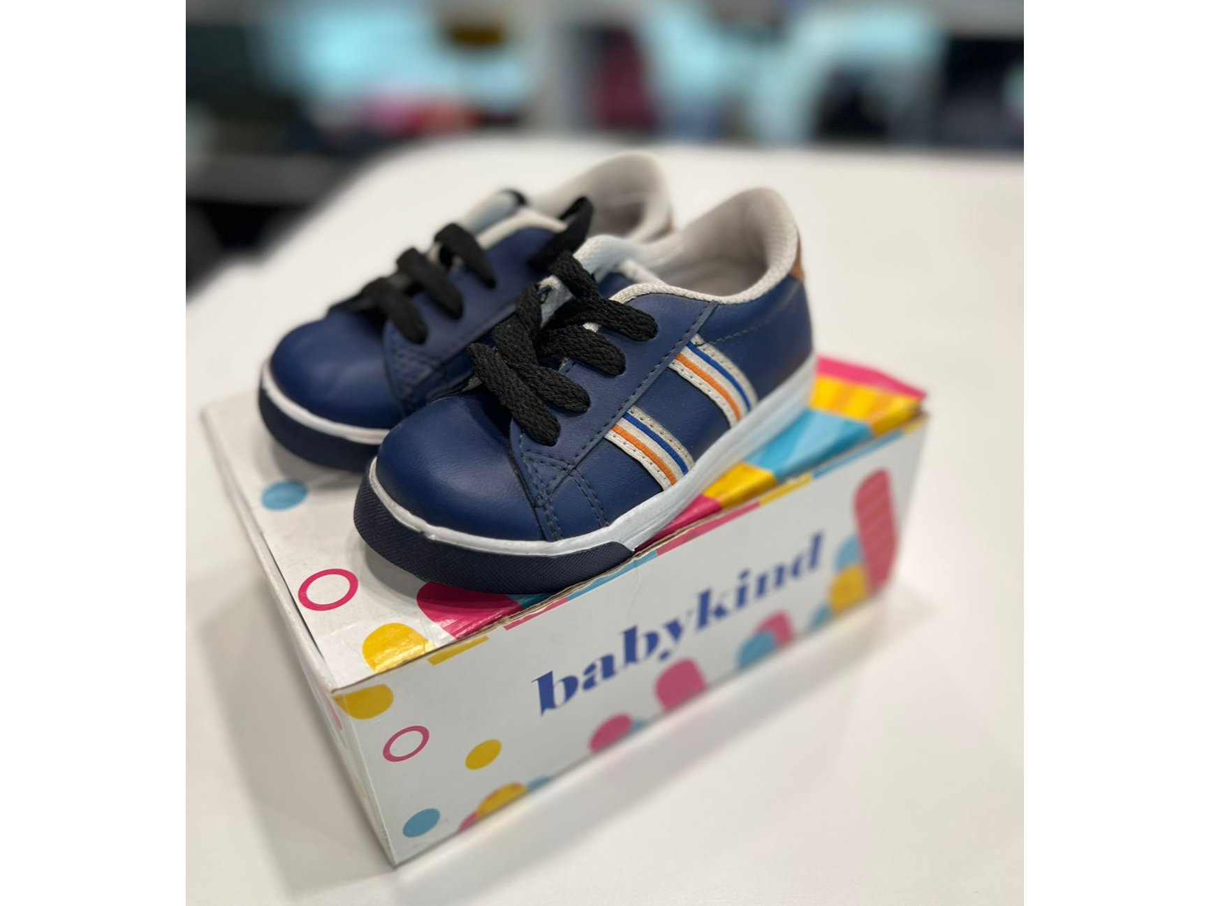 Zapas de Eco cuero Azul