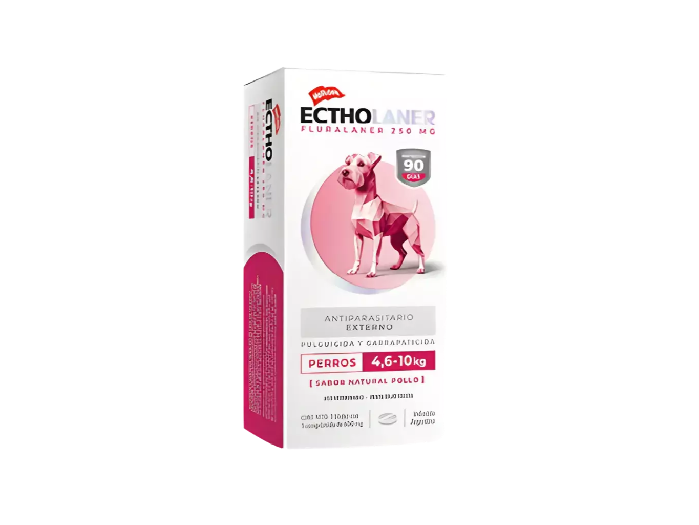 Ectholaner 4.5 - 10 Kg Pulgas Y Garrapatas Sabor Pollo