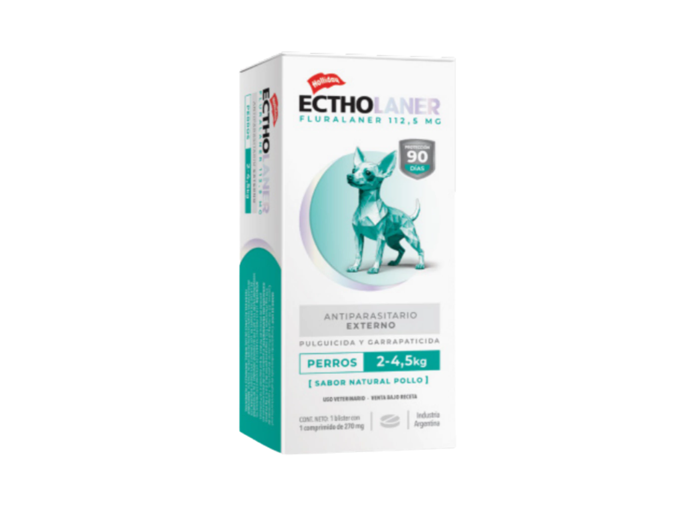 Ectholaner 2 - 4.5 Kg Pulgas Y Garrapatas Sabor Pollo