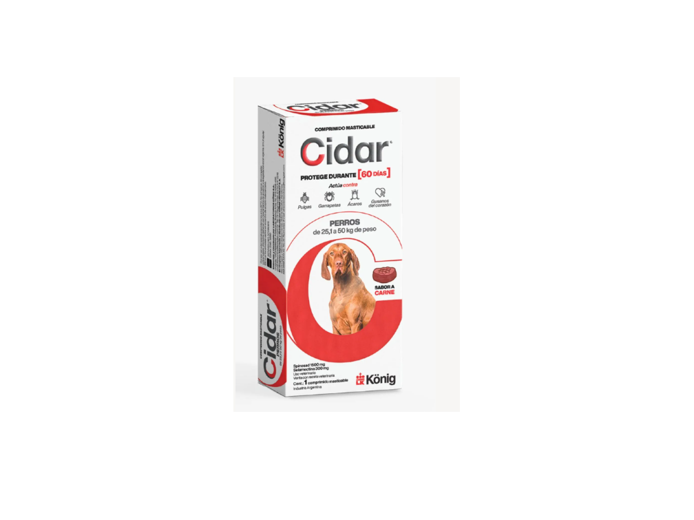 Cidar - Perros de 25.1 a 50 kgs.