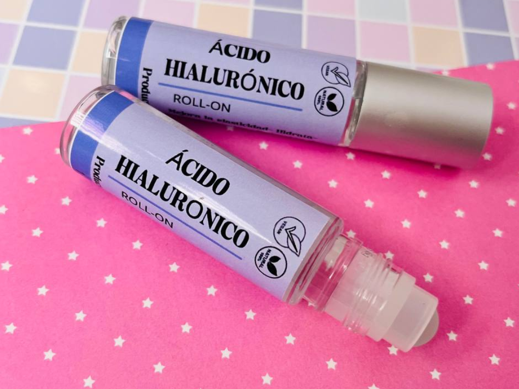 Acido Hiaurónico con Agua de Rosas - Roll On 10ml