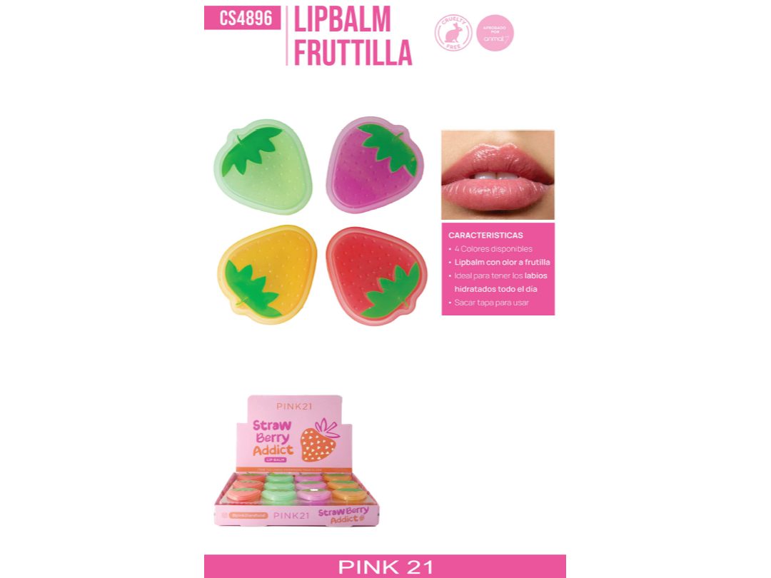 Balsamo Labial Frutilla CS4896