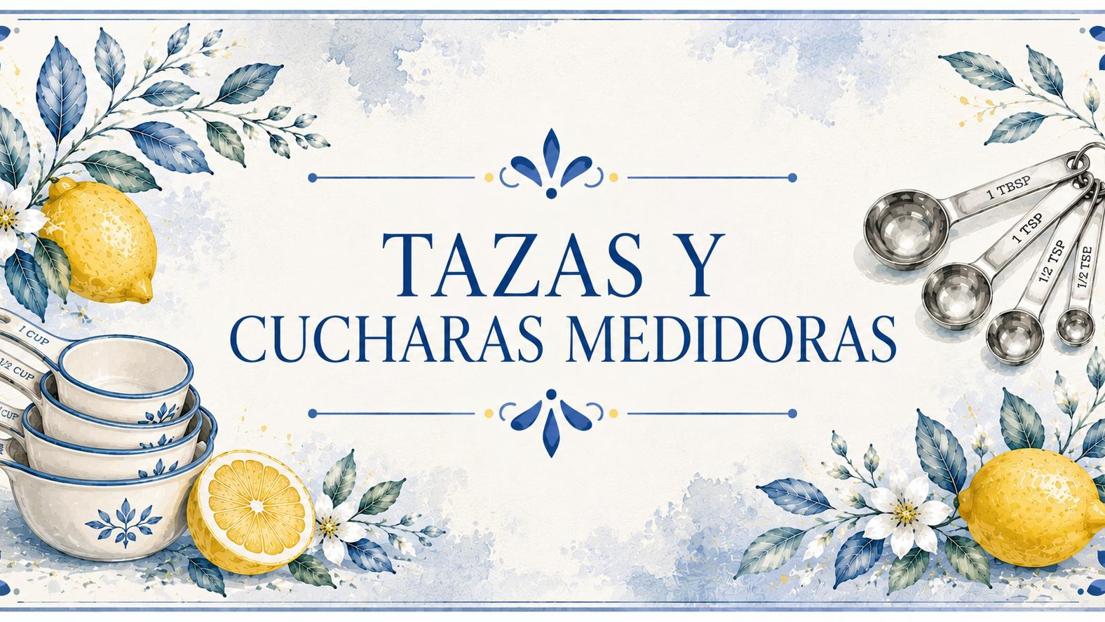 TAZAS Y CUCHARAS MEDIDORAS