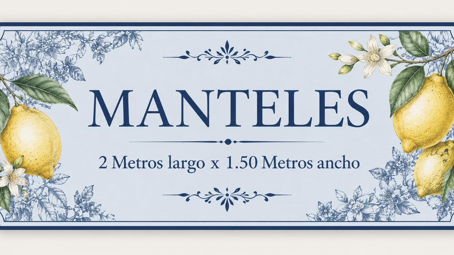 MANTELES 2 M