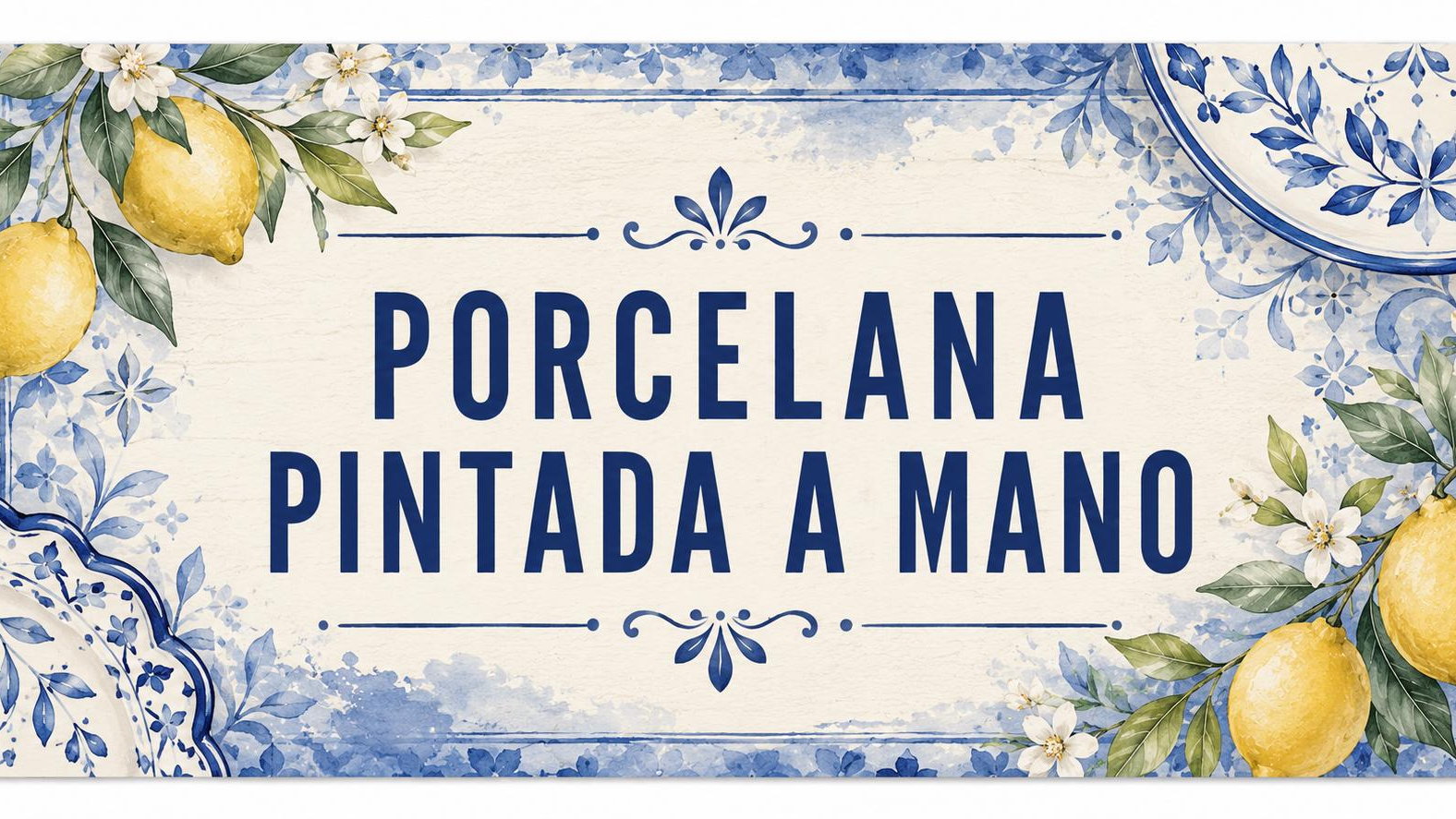 PORCELANA PINTADA A MANO