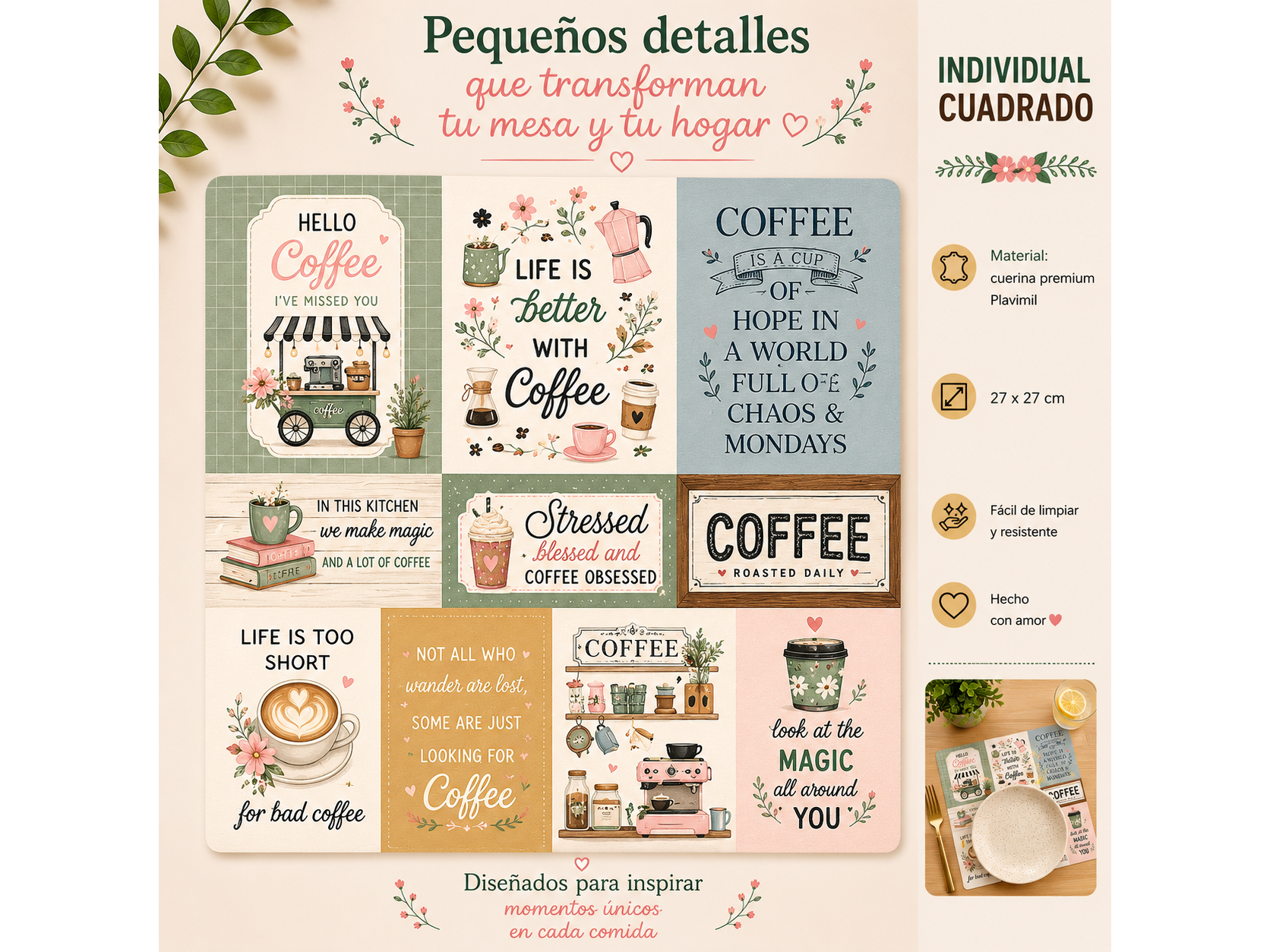 INDIVIDUAL SWEET COFFEE!