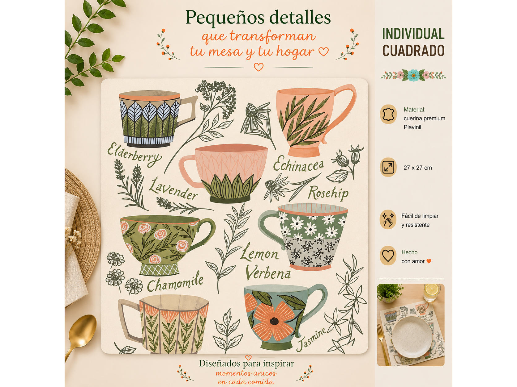 INDIVIDUAL TAZAS!