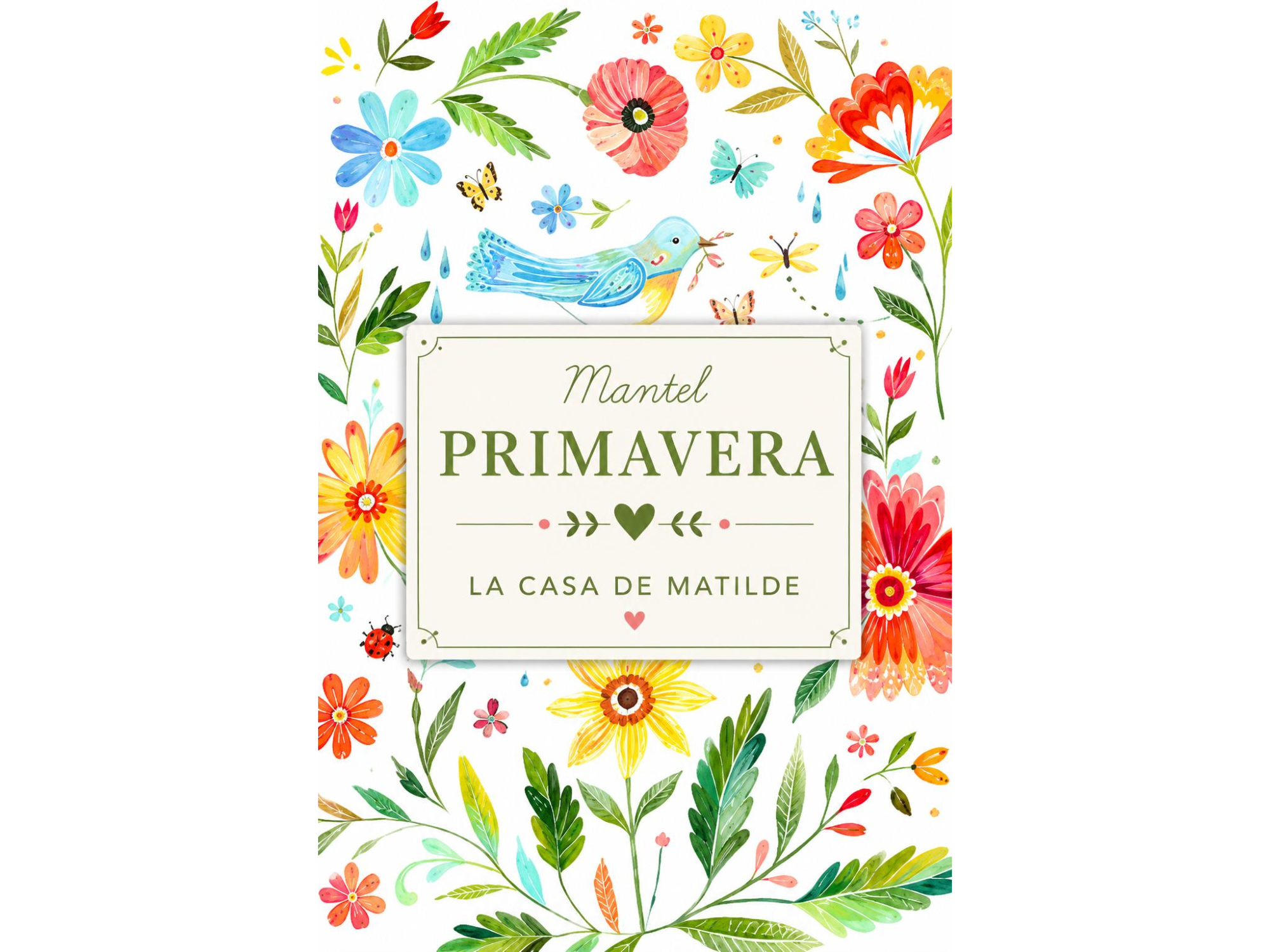 MANTEL PRIMAVERA! 2 METROS